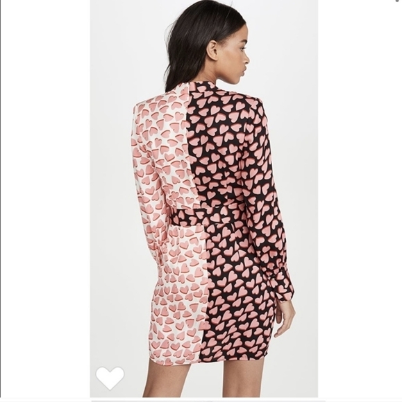 Rebecca Vallance Twin Hearts Faux Wrap Dress Size 4 NWT - Picture 5 of 13